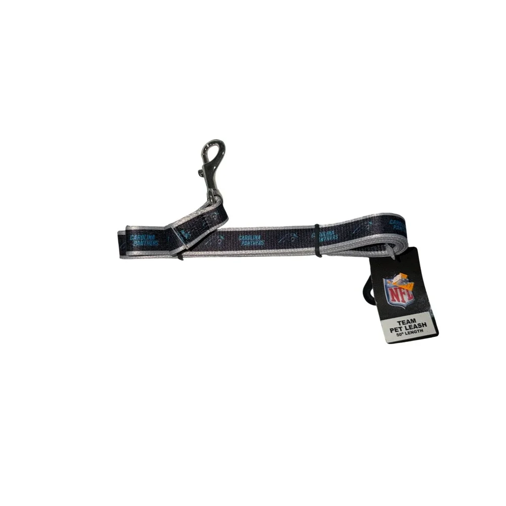 NFL Carolina Panthers‎ Team Pet Leash 50 Inch Length Dog Cat